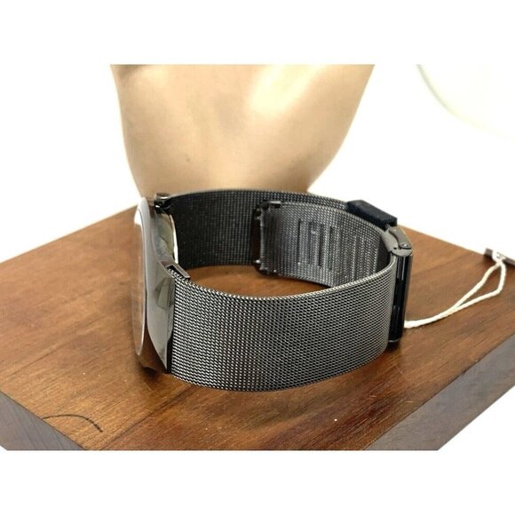 Bering Men's Watch 14640-077 Solar Gray Dial Date 40mm Slim Mesh Stainless Steel - Picture 8 of 13